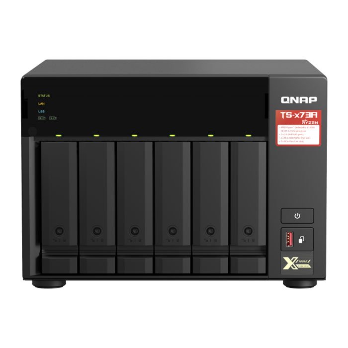 Qnap TS-673A 6 Yuvalı NAS Depolama Ünitesi