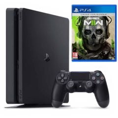Sony PlayStation 4 - Console Slim Call of Duty: Modern Warfare 2 Bundle - Jet Black