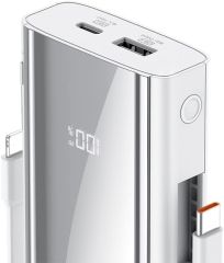 Mcdodo 10000 mAh Type-C/Lightning Kablolu Powerbank - MC-1160
