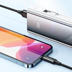 Mcdodo 10000 mAh Type-C/Lightning Kablolu Powerbank - MC-1160