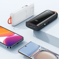 Mcdodo 10000 mAh Type-C/Lightning Kablolu Powerbank - MC-1160