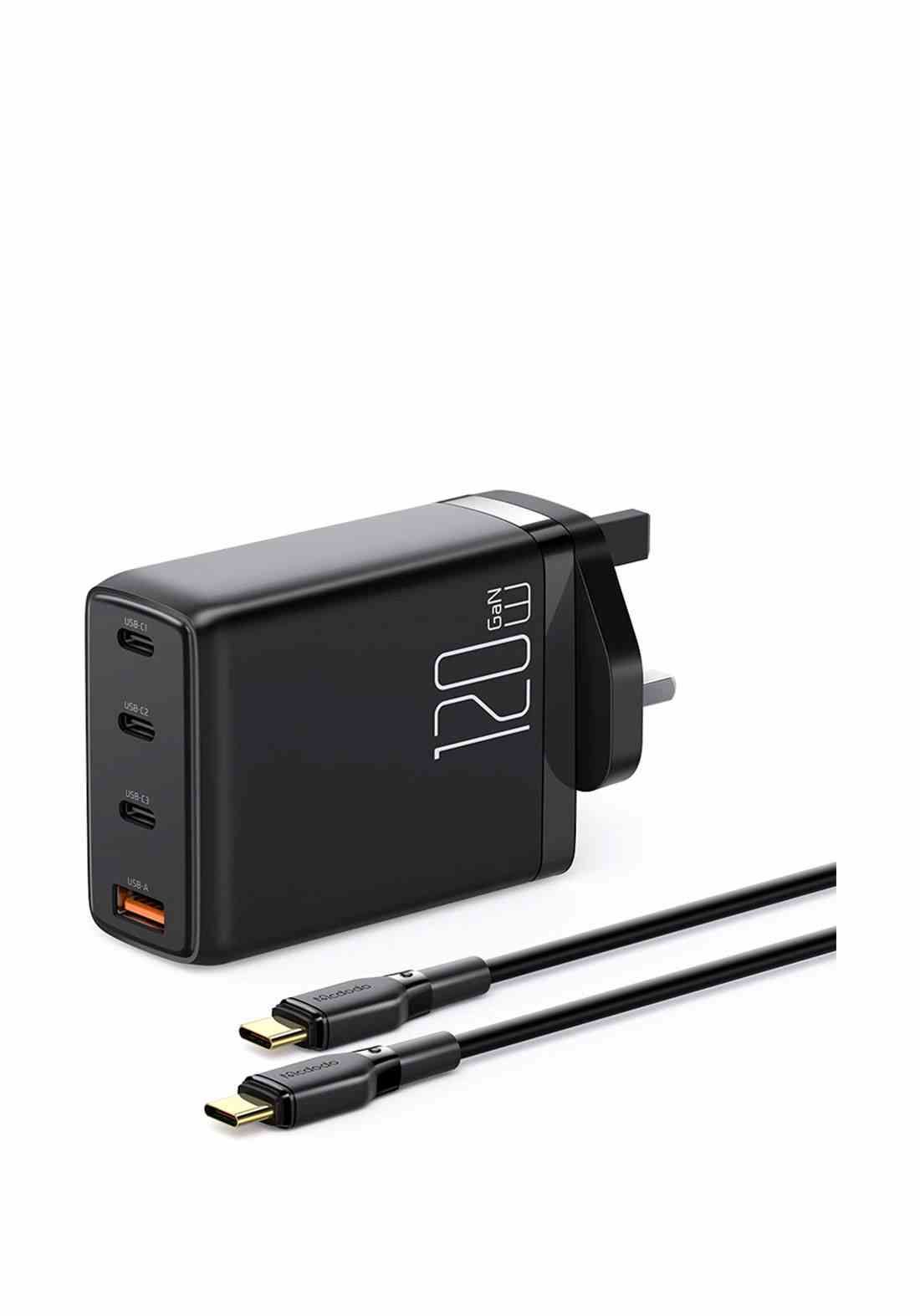Mcdodo 120W 4 Ports Kablolu Hızlı Şarj Adaptörü - CH-0761