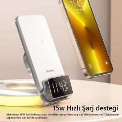 Mcdodo 15W Kablosuz Araç Şarj Cihazı - CH-1600
