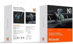 Mcdodo 2 in 1 15W MagSafe Soğutuculu Kablosuz Araç Şarj Cihazı - CH-2130
