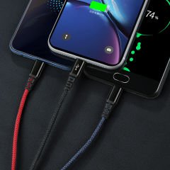 Mcdodo 2.4A 3 in 1 Lightning/Micro USB/Type-C Şarj Kablosu 1.2m - CA-6220