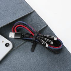 Mcdodo 2.4A 3 in 1 Lightning/Micro USB/Type-C Şarj Kablosu 1.2m - CA-6220