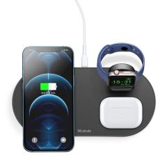 Mcdodo 3 in 1 15W Kablosuz Hızlı Şarj Standı - CH-7061
