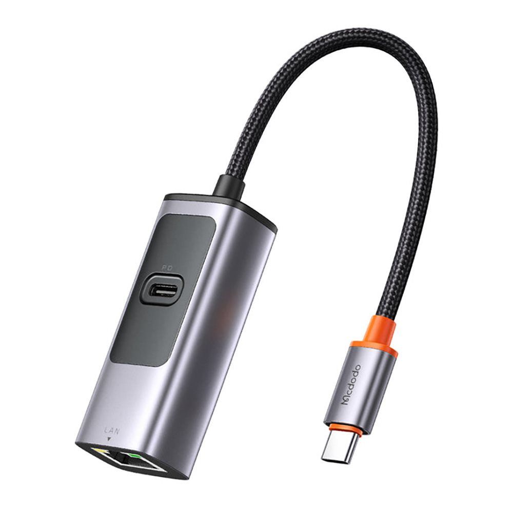 Mcdodo 2 in 1 100W PD + Lan Port Type-C Dönüştürücü - HU-0680