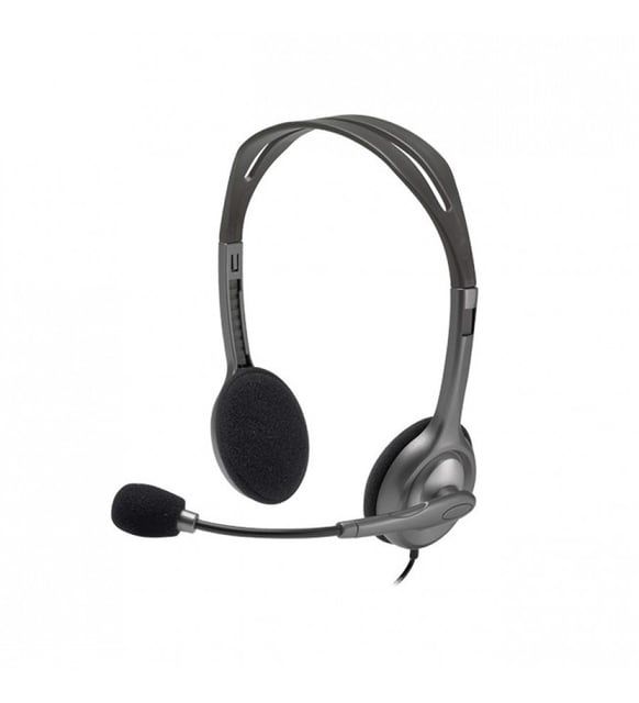 Logitech H111 Mikrofonlu Kulak Üstü Kulaklık - 981-000593