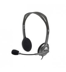 Logitech H111 Mikrofonlu Kulak Üstü Kulaklık - 981-000593