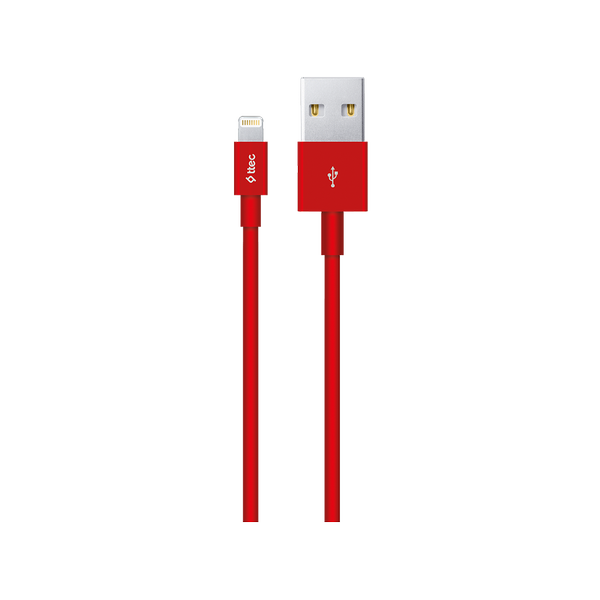 Ttec 1 m Kırmızı USB to Lightning Şarj Kablosu - 2DK7508K