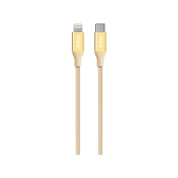 Ttec AlumiCable 1.5 m Type-C to Lightning Şarj Kablosu Altın - 2DK41A