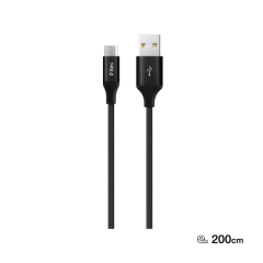 Ttec AlumiCable XL 2 m Micro USB Siyah Şarj Kablosu - 2DK21S