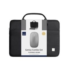 Wiwu Genius Combo 3 in 1 14\'\' Notebook Çanta + Mouse and Mouse Pad Siyah