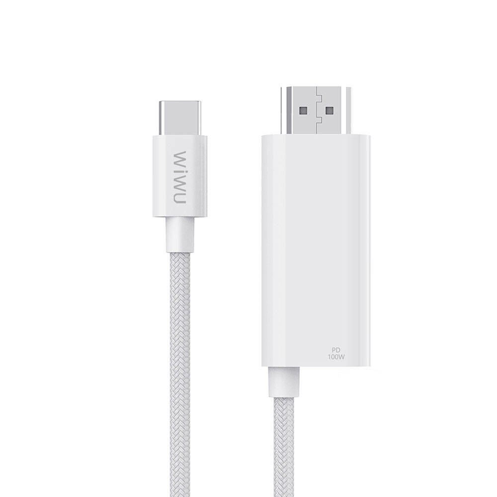 Wiwu Type-C to HDMI PD Şarj ve Projeksiyon Kablosu 1.8M
