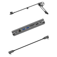 Wiwu 8 in 1 Hub Bağlantı İstasyonlu Notebook Laptop Standı