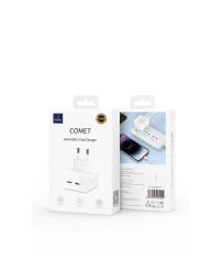 Wiwu Comet 35W Dual Type-C Hızlı Şarj Başlığı