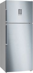iQ500, Üstten Donduruculu Buzdolabı, 186 x 75 cm, Kolay temizlenebilir Inox