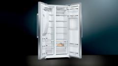 iQ500, Gardırop Tipi Buzdolabı, 178.7 x 90.8 cm, Kolay temizlenebilir Inox