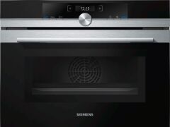 iQ700, Mikrodalga Fonksiyonlu Kompakt Ankastre Fırın, 60 x 45 cm, Inox