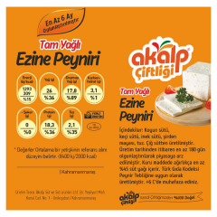 Tam Yağlı Ezine Peyniri 500Gr