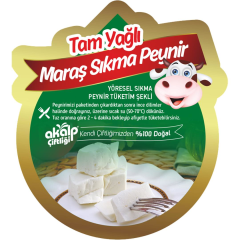 Tam Yağlı Maraş Sıkma Peyniri 500 Gr