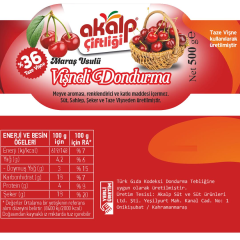 Maraş Usulü Vişneli Dondurma 500 Gr