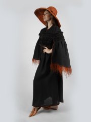 Tüy Detaylı Kimono