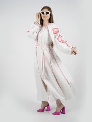Orkide Nakışlı Kimono