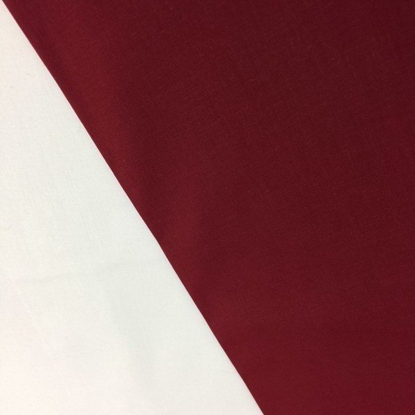 Bordo Poplin Kumaş