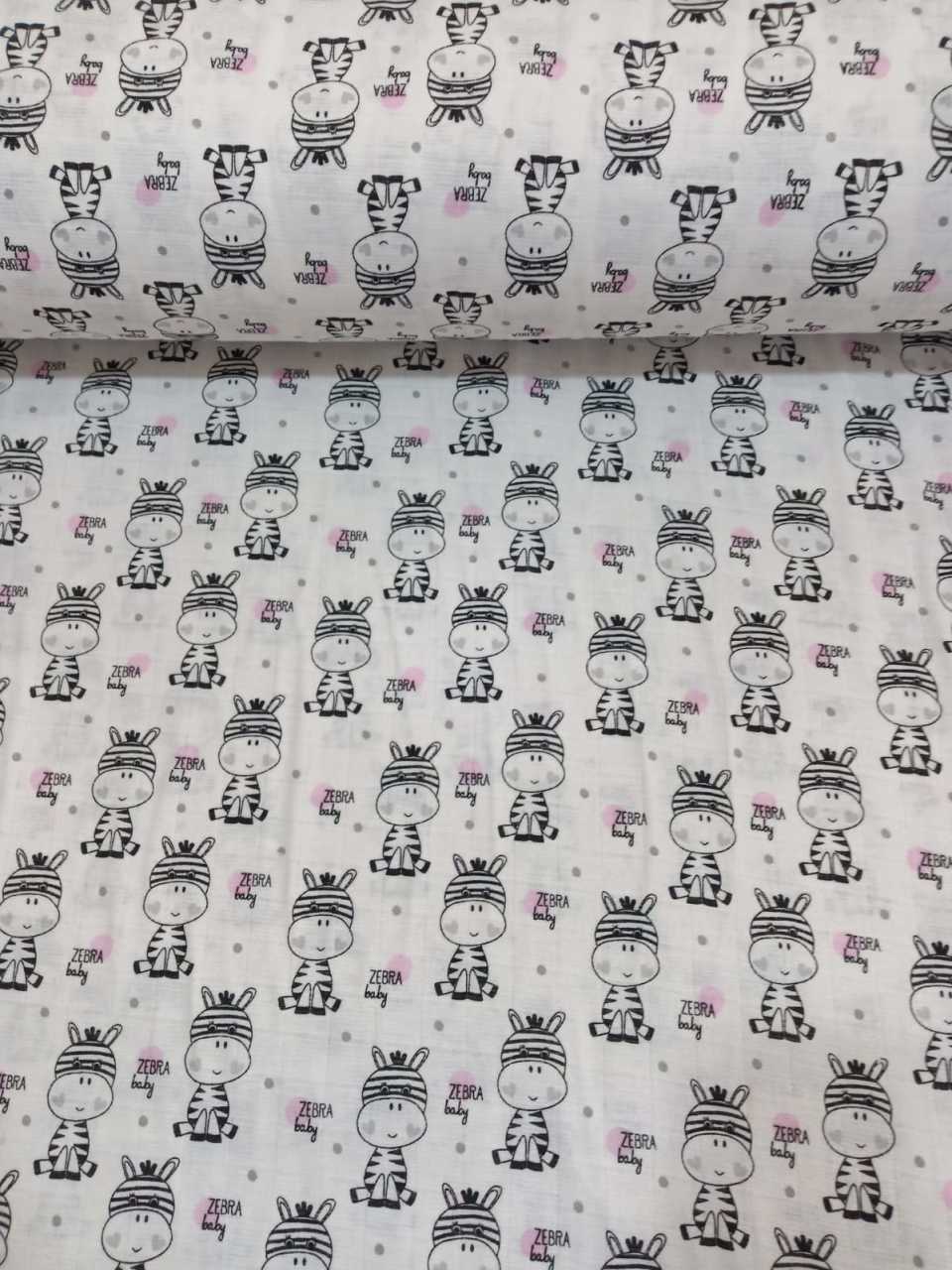 Bebek Zebra Müslin Bezi
