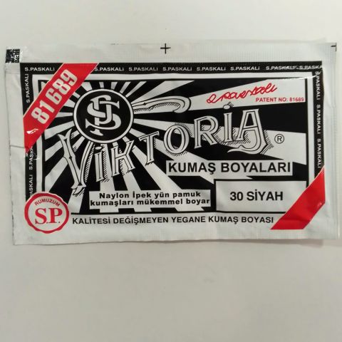 Siyah Kumaş Boyası