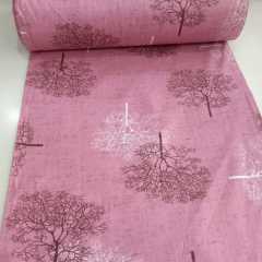 Pembe Ağaçlar Poplin
