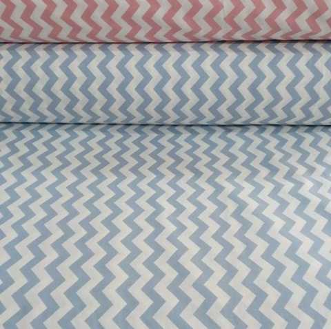 Zikzak Poplin Kumaş