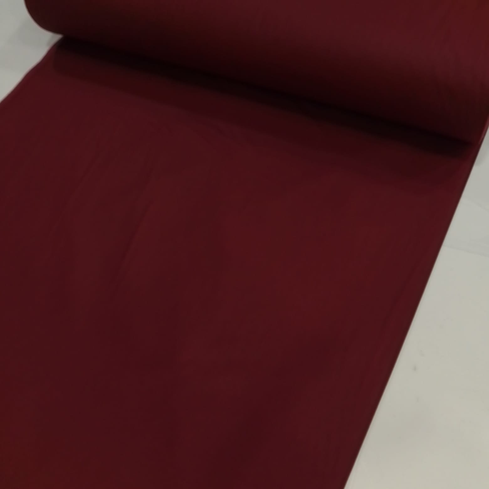 Bordo Poplin Kumaş