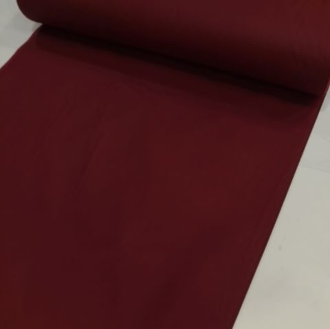 Bordo Poplin Kumaş