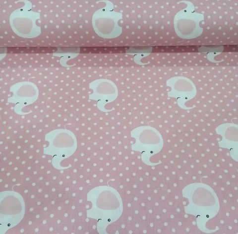 Minik Filler Poplin Kumaş Pembe