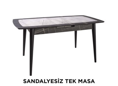 Always Star T650 Sandalyesiz Tek Masa, Beyaz