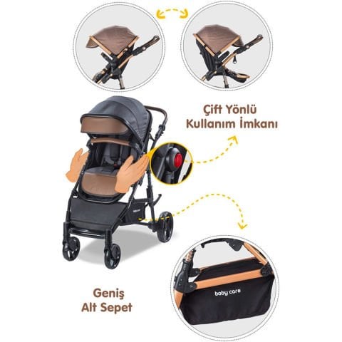 Baby Care BC-340 Bora Cross Travel Puset