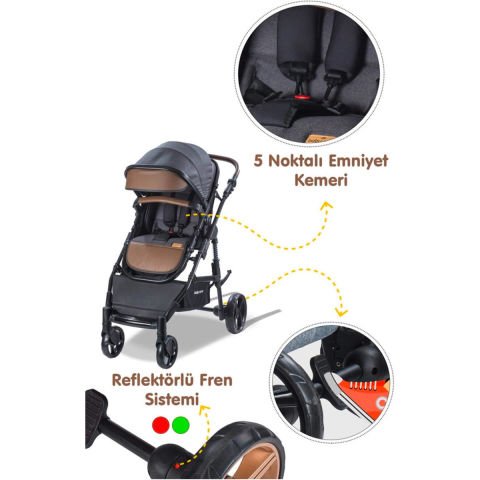 Baby Care BC-340 Bora Cross Travel Puset