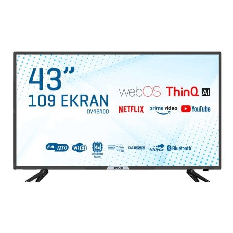 Onvo 43'' Full HD 109 Ekran Uydu Alıcılı webOS Smart Led TV