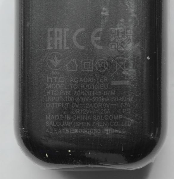 HTC P3000 5V 1.67A EU AC HIZLI ŞARJ CİHAZI