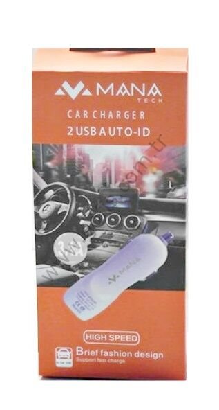 ARAÇ ÇAKMAKLIK ŞARJ CİHAZI 2 USB 5V 2.1A