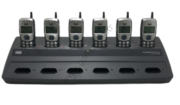 CISCO 7920 WIRELESS IP TELEFON SET  MULTI CHARGER DOCK İSTASYONU