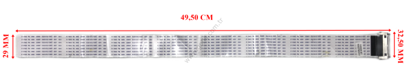 P-TWO AWM 20861 E221612 105C 60V VW-1 49,5CM 51 PİN LVDS CABLE