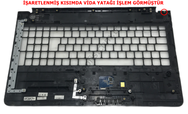 SAMSUNG RC510 RC511 RC520 ÜST KASA BA75-03026F KLAVYE KASASI *İŞARETLENMİŞ VİDA YATAĞI İŞLEM GÖRMÜŞTÜR*