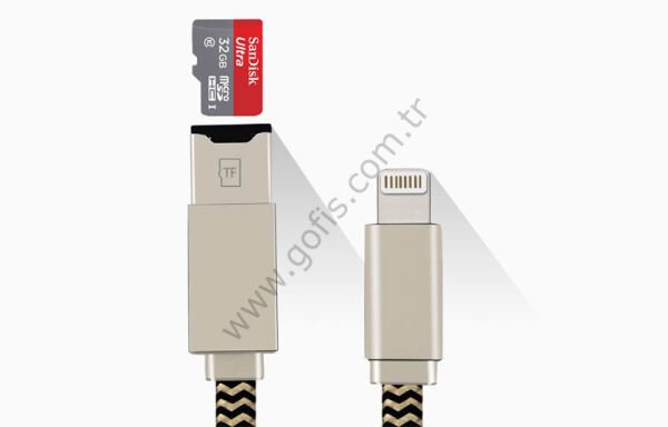 APPLE İPHONE MİCRO SD HAFIZA KARTI OKUYUCU
