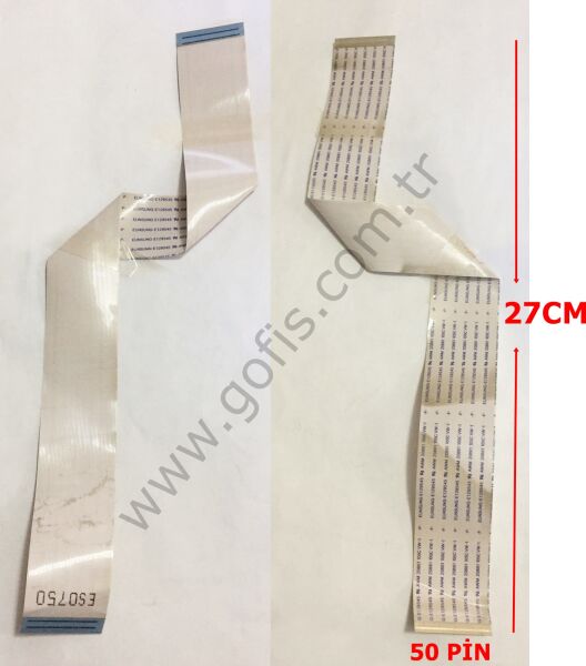 EUNSUNG E129545 AWM 20861 105C VW-1 -F- ES0750 FLEX KABLO 50 PİN 27CM FLEX CABLE