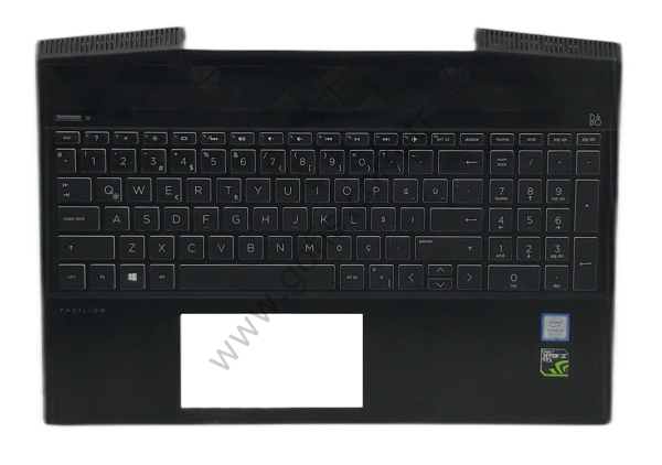 HP PAVİLİON GAMİNG 15-CX ÜST KASA KLAVYE TPN-C133 AM28B000800 AM28B000E00 KLAVYE KASASI %100 ORİJİNAL