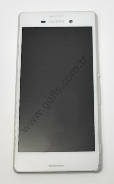 SONY XPERIA M4 AQUA LCD EKRAN DOKUNMATİK ÇITALI BEYAZ